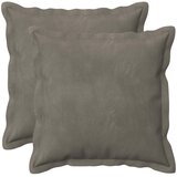  Presvlaka za jastuk 2 pcs HOUTEN Svjetlosiva 45 x 45 cm Baršun | shoptok.hr