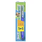 Oral-b 1-2-3 Fresh Medium Set zobne ščetke 2 kos