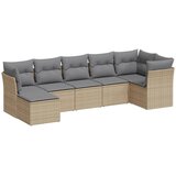  7-dijelni set vrtnih sofa od poliratana s jastucima bež | shoptok.hr