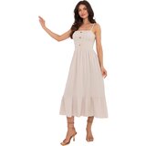 Italy Moda Dress-MI-SK-62201.85-beige | shoptok.hr
