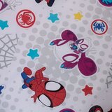Jerry Fabrics Modra enojna bombažna otroška posteljnina 140x200 cm Spidey – | Shoptok.si