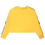Karl Lagerfeld Dječja dukserica boja: žuta, s aplikacijom
