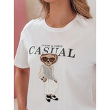 DStreet T-shirt damski z misiem MISTREET biały | Shoptok.si
