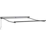 vidaXL ručni pomični suncobran - Žuta i narančasta, 300 x 250 cm | shoptok.hr