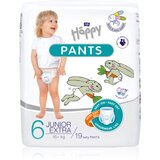 Bella Baby Happy Pants Size 6 Junior Extra hlačne plenice za enkratno uporabo 16kg+ 19 kos | Shoptok.si