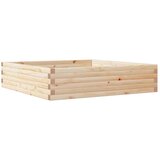 Vrtno cvetlično korito 100x100x23 cm trdna borovina | Shoptok.si