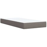  Krevet s oprugama i madracem smeđesivi 100 x 200 cm od tkanine | shoptok.hr