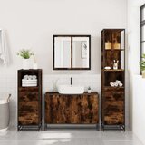 vidaXL 4-dijelni set kupaonskog namještaja boja hrasta drveni | shoptok.hr