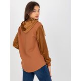FANCY Sweatshirt-FA-BL-8066.79-light brown | Shoptok.si