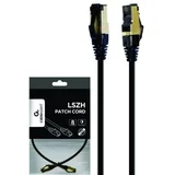 PP8-LSZHCU-BK-1.5M mrezni kabl S/FTP Cat.8 LSZH patch cord, black 1.5m
