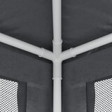  za zabave s 4 mrežasta bočna zida antracit 3 x 4 m HDPE | Eponuda.com