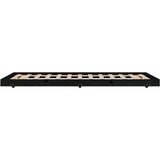  Za krevet crni 100 x 200 cm od masivne borovine | shoptok.hr