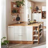 RESPEKTA Kuhinja s otokom Hilde (Širina: 150 cm, Bijela, Mat, Bez električnih uređaja) | shoptok.hr