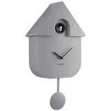 Karlsson sivi zidni sat s njihalom Modern Cuckoo, 21,5 x 41,5 cm | shoptok.hr