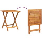  Stol za vrt Prirodna 60 x 60 x 72 cm Čvrsto drvo akacije | shoptok.hr