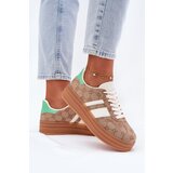 Boto Low Platform Sneakers Khaki Ovivene | Shoptok.si