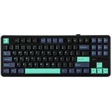Aula Gasket F87 Pro Keyboard Black Cyan Blue GrayWoodV4 RGB | shoptok.hr