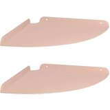  Ležeča polica s polico 2 pcs Roza 30 x 30 x 2 cm, (5000307444) | Shoptok.si
