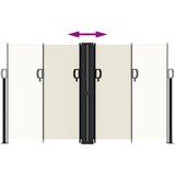  Bočna tenda na uvlačenje krem 140 x 1200 cm | shoptok.hr