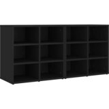  Ormarići za cipele 2 kom crni 52,5 x 30 x 50 cm | shoptok.hr