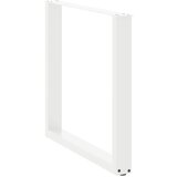  Noge za blagovaonski stol U-oblik 3 kom Bijele 80 x (72-73) cm Čelik | shoptok.hr