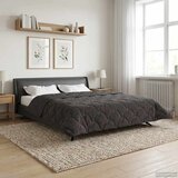  Zimska pokrivača Antracit 200 x 220 cm Mikrofibra i teddy flis | shoptok.hr