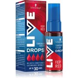 Schwarzkopf LIVE Drops izpiralna barvna senca odtenek Fiery Red 30 ml cene