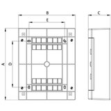  razvodna tabla dvoredna 36 n/z IP40 N2X18C | Eponuda.com