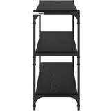 vidaXL Knjigovni omar Črni hrast 40 x 33 x 70.5 cm Konstruiran les | Shoptok.si