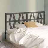  Uzglavlje za krevet sivo 206 x 4 x 100 cm od masivne borovine | shoptok.hr