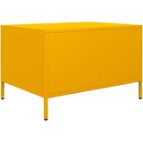  Stolić za kavu boje senfa 68,5x50x43,5 cm hladno valjani čelik | Eponuda.ba