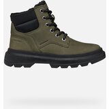 Geox Dark green boys' ankle boots Kiddartah WPF - Boys | shoptok.hr