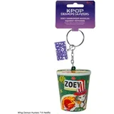 Squishy privjesak za ključeve KPop Demon Hunters Zoey Hamburger Noodles