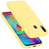 Cadorabo ohišje, združljiv s Samsungom v tekoči rumeni - zaščitni pokrov, narejen iz fleksibilnega silikona TPU, (20582747) Cene