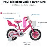  bicikl za devojčice 12" cloris roze, 2g+ | ePonuda.com