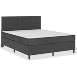 Krevet od tkanine s oprugama tamnosivi 180 x 200 cm | shoptok.hr