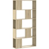  Regal za knjige s 5 razina boja hrasta 80,5x23,5x162,5cm drveni | Eponuda.ba