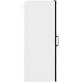 vidaXL Stenska kuhinjska omarica s polico 2 pcs Črna 30 x 31 x 80 cm | Shoptok.si