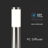  Spoljašnja lampa 1xE27/60W/230V IP44 110cm mat hrom | Eponuda.com