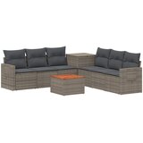  Set sofe 8 kom. Siva i tamno siva Poli Rattan i čelik | shoptok.hr