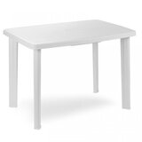 Ipae-progarden Baštenski sto plastični Faretto 101cm x 68cm x 72cm beli | ePonuda.com
