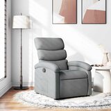 vidaXL naslanjač svetlo sivo blago | Shoptok.si