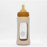 flašica sa širokim otvorom i zaštitnim rukavom boja peska 1 kom, 250ml/8.5oz