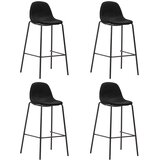  5-dijelni barski set od tkanine crni | shoptok.hr