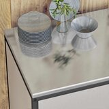  Ormar za kuhinjsko skladištenje HATTEM Srebrna 60 x 50 x 92 cm | shoptok.hr