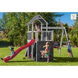 Fungoo Set CAROL 3 sivo - bijelo - drveno dječje igralište | shoptok.hr