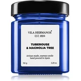 Apothecary Cobalt Blue Tuberose & Magnolia Tree dišeča sveča 150 g