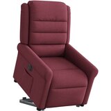  Električni naslonjač na podizanje od tkanine boja vina | shoptok.hr