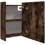  Kupaonski ormarić s ogledalom boja hrasta 62,5x20,5x64 cm drvo | shoptok.hr
