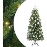 vidaXL Umestno božično drevo med 150 LED Zelena 120 cm PE in PVC | Shoptok.si